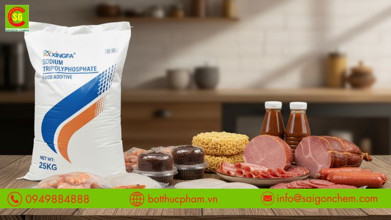 Ứng dụng STPP trong nhiều sản phẩm thực phẩm chế biến