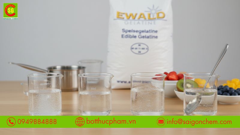 Gelatin là nguồn protein, cung cấp axit amin, cần lưu ý cách sử dụng.