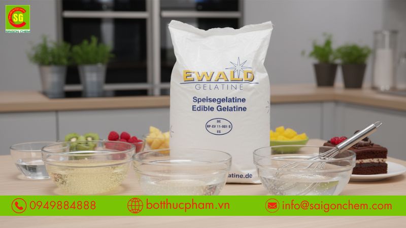 GELATIN LÀ GÌ? CHẤT TẠO GEL ĐA NĂNG VÀ ỨNG DỤNG CÔNG NGHIỆP