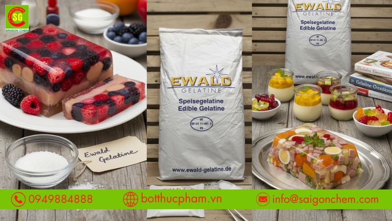 Gelatin được cung cấp rộng r&atilde;i tại si&ecirc;u thị v&agrave; c&aacute;c k&ecirc;nh chuy&ecirc;n nhập khẩu.