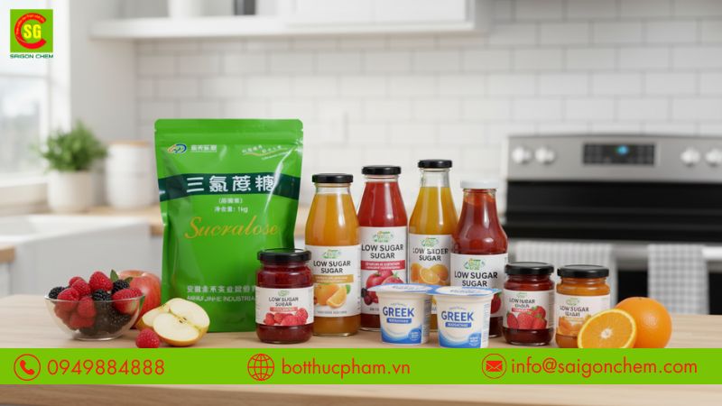 ĐƯỜNG SUCRALOSE CÓ ĐẶC ĐIỂM GÌ NỔI BẬT MÀ ĐƯỢC ƯA CHUỘNG?