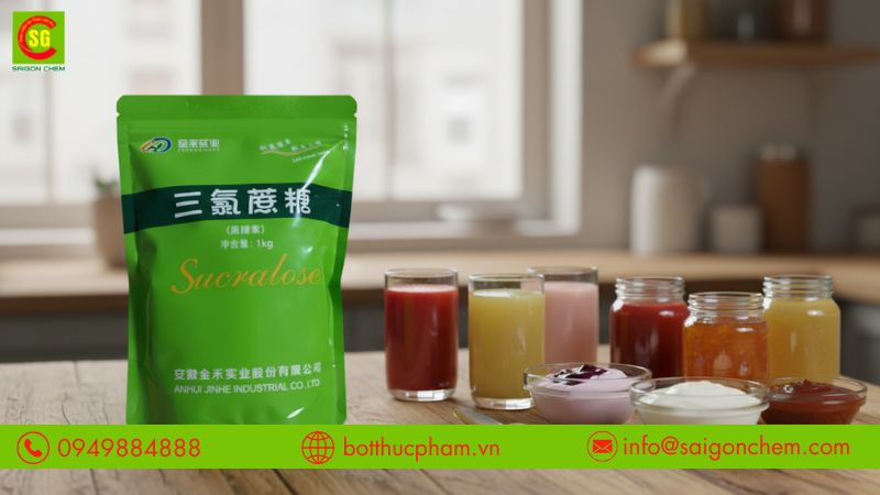 SUCRALOSE LÀ GÌ? GIẢI MÃ CHẤT TẠO NGỌT KHÔNG CALO AN TOÀN