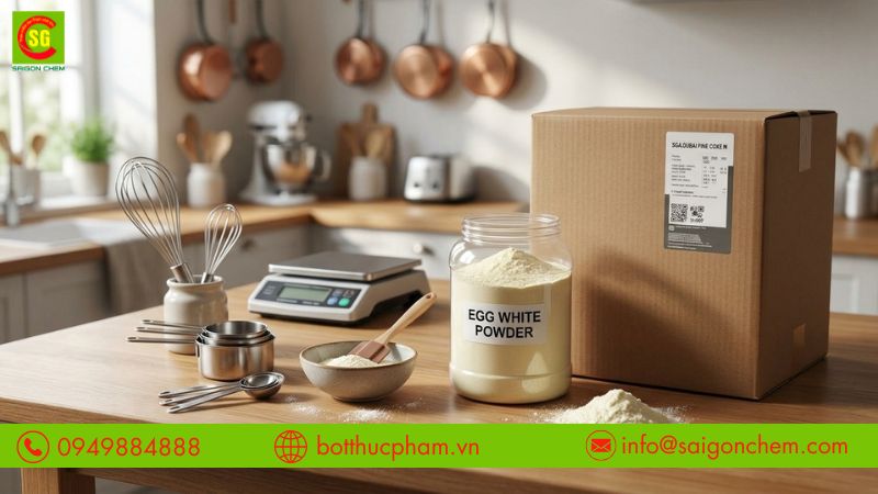 Hướng dẫn pha v&agrave; bảo quản bột l&ograve;ng trắng trứng đ&uacute;ng c&aacute;ch 