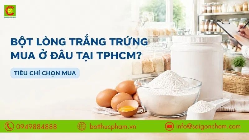 Bột Lòng Trắng Trứng Mua Ở Đâu Chất Lượng, Giá Tốt Tại TPHCM?