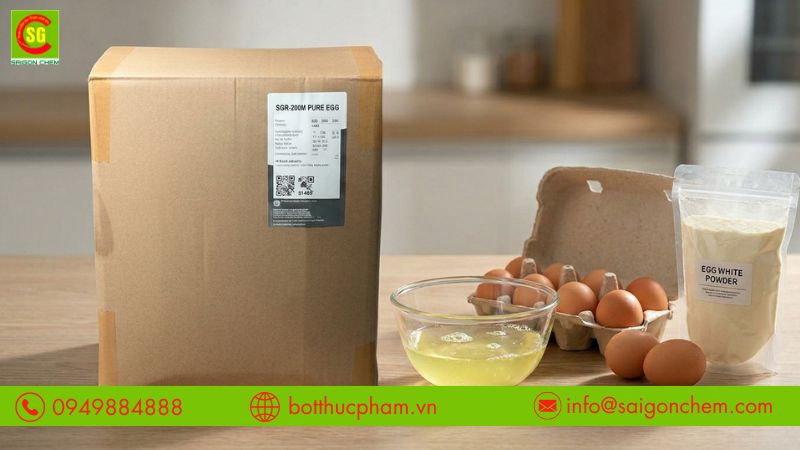Bột lòng trắng trứng chứa nhiều chất dinh dưỡng