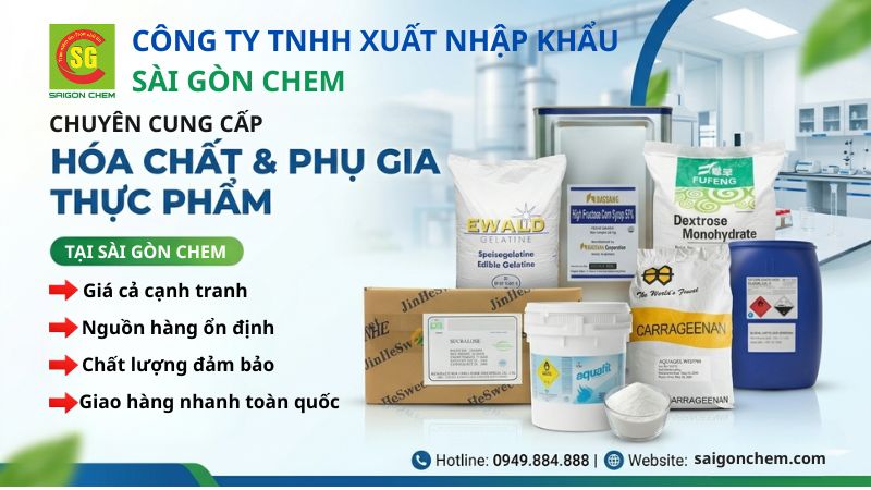 Sài Gòn Chem cung cấp bột lòng trắng trứng uy tín, giá tốt