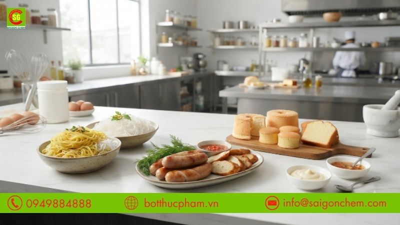 Ứng dụng bột l&ograve;ng trắng trứng trong sản xuất thực phẩm