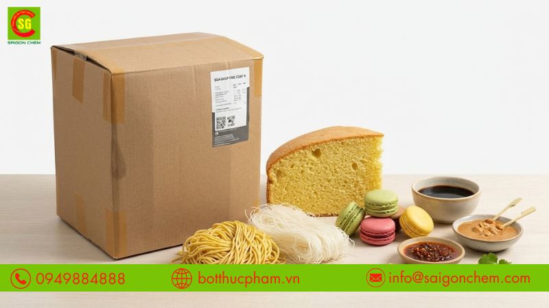Bột lòng trắng trứng ứng dụng trong nhiều loại thực phẩm