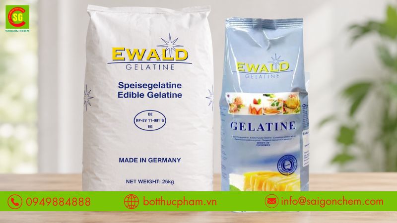 Các tiêu chí lựa chọn gelatin làm bánh đạt chuẩn