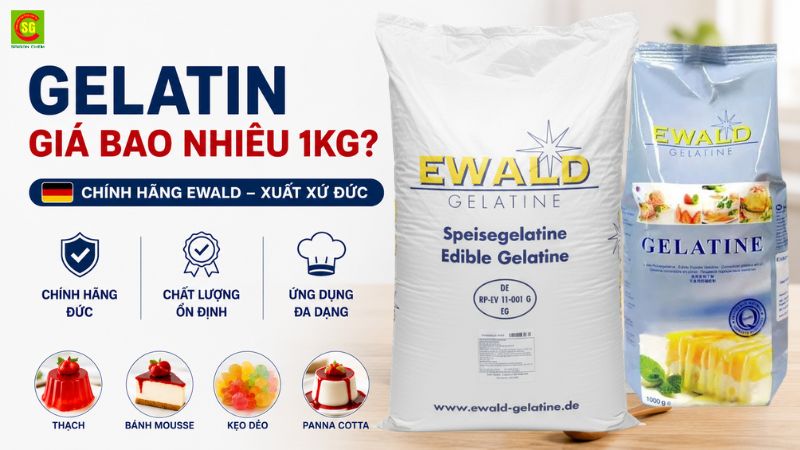 Gelatin Giá Bao Nhiêu? Bảng Giá Mới Nhất, Xuất Xứ 2026