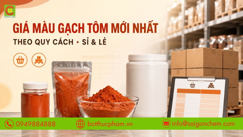 Giá Màu Gạch Tôm Mới Nhất - Bảng Giá Theo Quy Cách, Sỉ & Lẻ