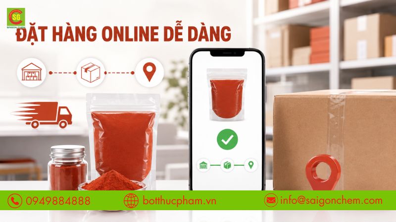 Đặt h&agrave;ng online nhanh ch&oacute;ng, thuận tiện v&agrave; dễ d&agrave;ng theo d&otilde;i đơn h&agrave;ng. 