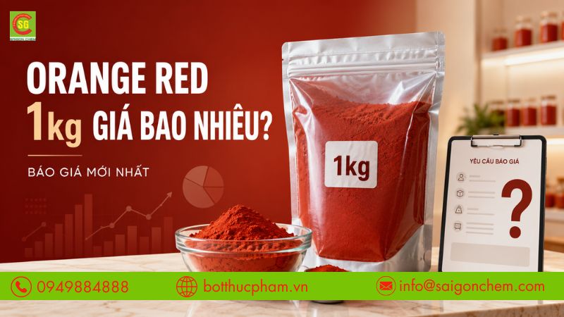 Màu Đỏ Gạch Orange Red Giá Bao Nhiêu 1kg? Báo Giá Mới Nhất
