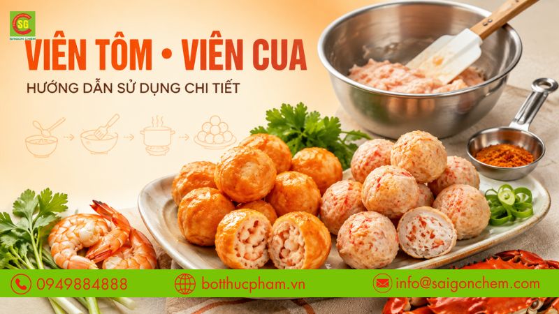 Màu Viên Tôm, Viên Cua - Hướng Dẫn Sử Dụng Chi Tiết