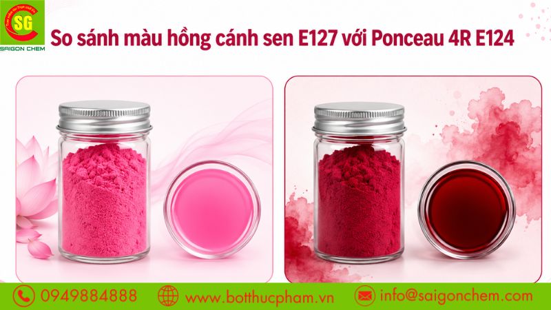 ph&acirc;n biệt m&agrave;u hồng c&aacute;nh sen