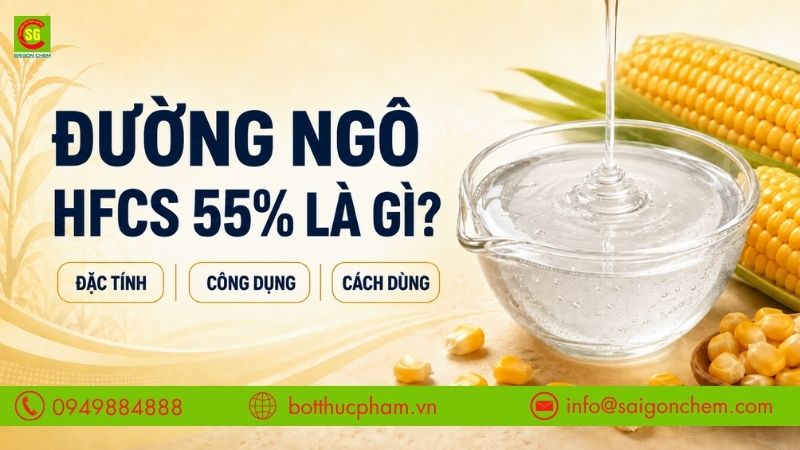 Đường Ngô HFCS 55% Là Gì? Đặc Tính, Công Dụng Và Cách Sử Dụng