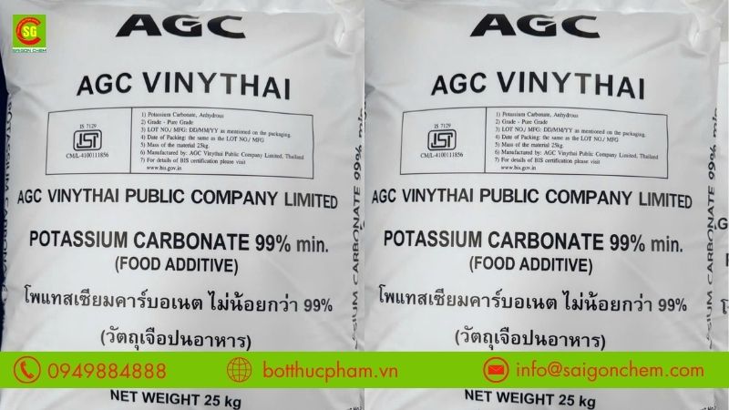 Kali Carbonate - Nước tro t&agrave;u hiện đại