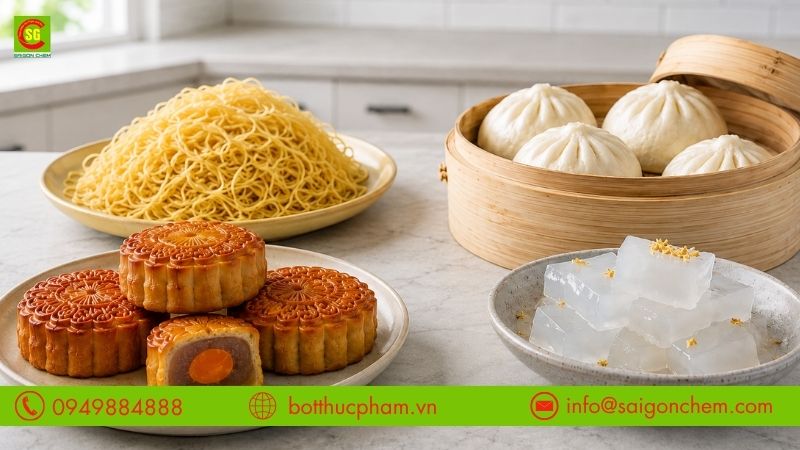 Ứng dụng nước tro t&agrave;u (K2CO3) trong thực phẩm