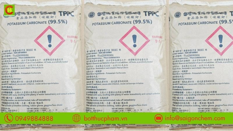 Kali Carbonate K2CO3 Đ&agrave;i Loan