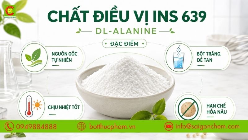 Đặc điểm của chất điều vị INS 639