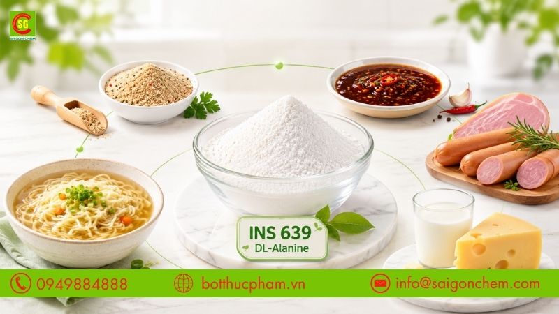 Gi&aacute; trị của chất điều vị DL-Alanine