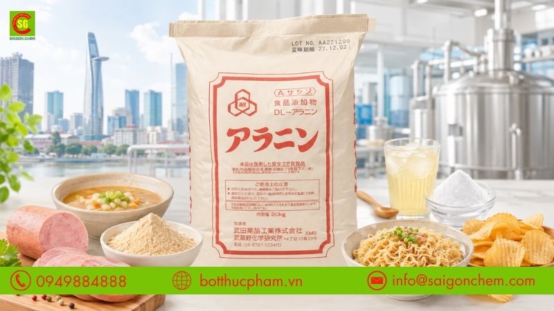 Ứng dụng của DL-Alanine trong sản xuất thực phẩm