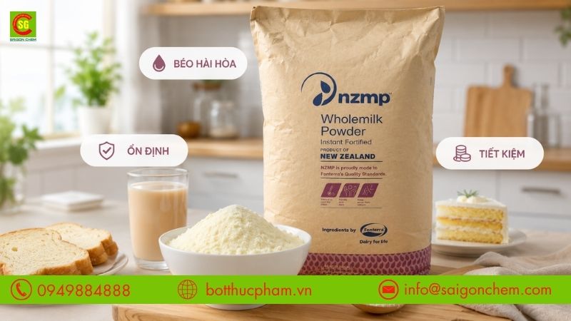 Lợi &iacute;ch khi d&ugrave;ng bột sữa b&eacute;o nguy&ecirc;n kem đ&uacute;ng tỷ lệ
