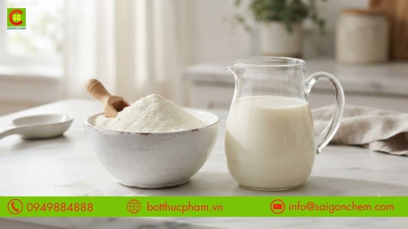Những hiểu lầm về bột sữa gầy