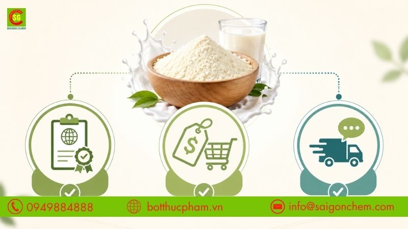 Ti&ecirc;u ch&iacute; chọn mua bột sữa gầy uy t&iacute;n