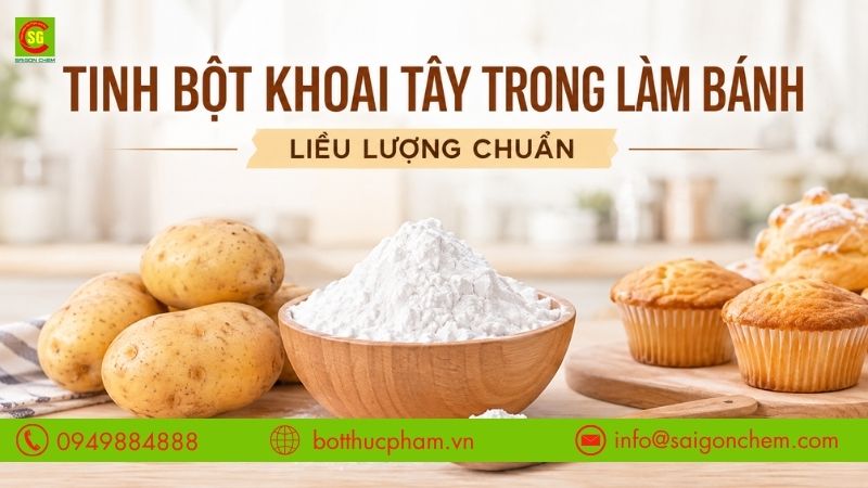Tinh Bột Khoai Tây Trong Làm Bánh: Bật Mí Liều Lượng Chuẩn Cho Mọi Loại Bánh