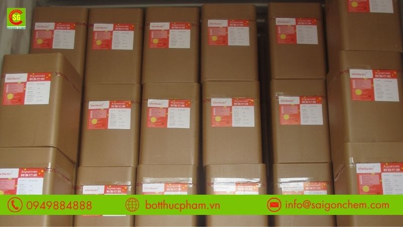 Li&ecirc;n hệ Bột Thực Phẩm để đặt mua đường Aspartame ch&iacute;nh h&atilde;ng gi&aacute; tốt
