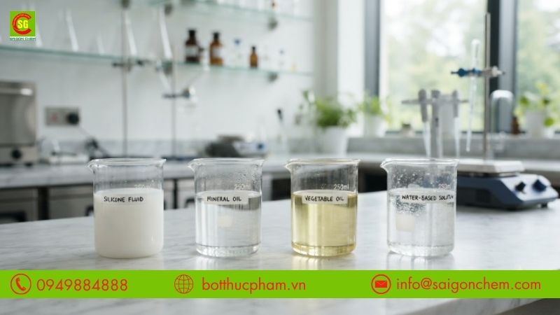 Ph&acirc;n loại chất ph&aacute; bọt Antifoam