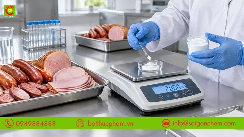 Kiểm so&aacute;t Sodium Nitrite để tr&aacute;nh ngộ độc v&agrave; h&igrave;nh th&agrave;nh nitrosamine