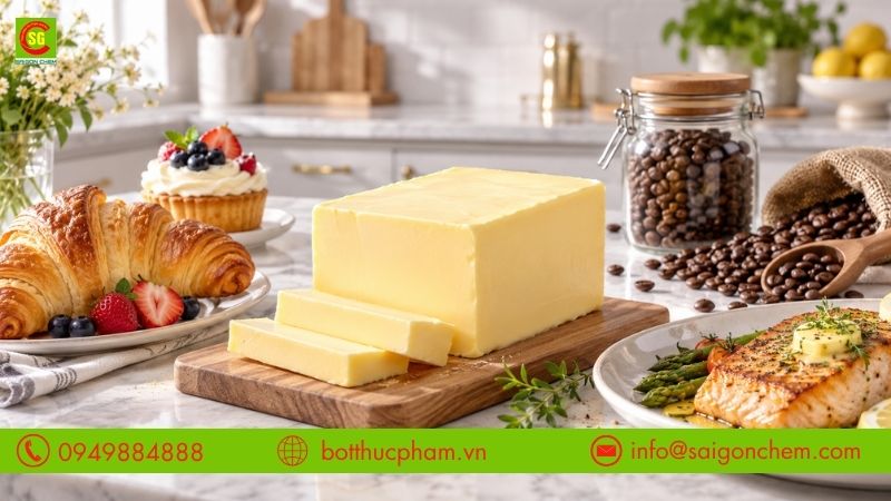 Bơ động vật kết hợp c&ugrave;ng b&aacute;nh ngọt, hạt c&agrave; ph&ecirc; rang v&agrave; m&oacute;n ăn chế biến