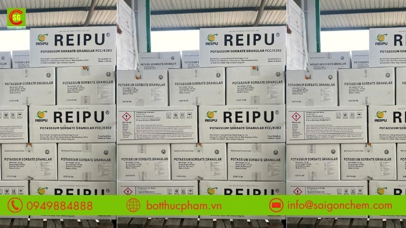Bột Thực Phẩm cung cấp Potassium Sorbate có nguồn gốc rõ ràng cho doanh nghiệp sản xuất thực phẩm tại TP.HCM