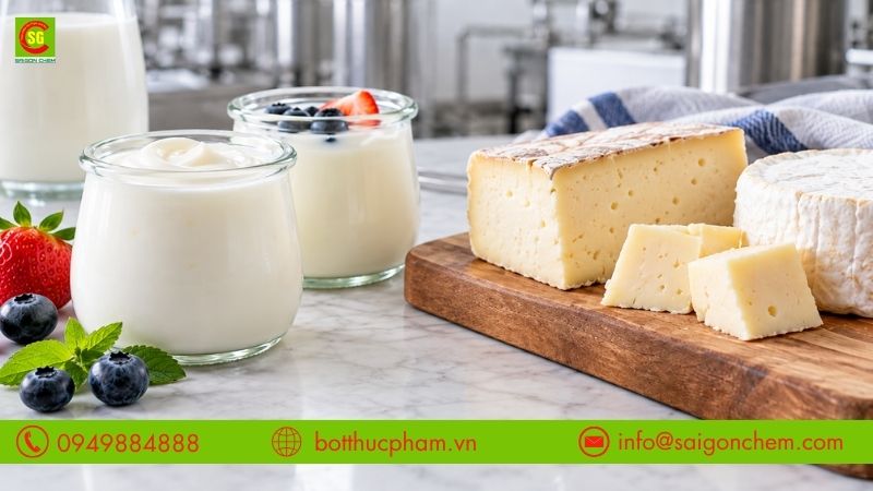 Potassium Sorbate hỗ trợ kiểm soát nấm mốc trong sữa chua và phô mai mà không làm thay đổi hương vị của sản phẩm