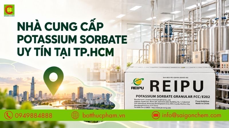 Nhà Cung Cấp Potassium Sorbate Uy Tín Tại TP.HCM
